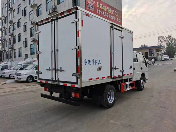 國(guó)六江鈴順達(dá)雙排座3米2冷藏車(chē)